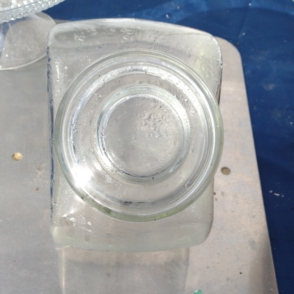 Clear Glass Jar Half gallon